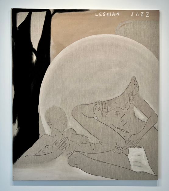 Lesbian Jazz N 24 by Anouk Lamm Anouk contemporary artwork Painting