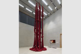 Contemporary art exhibition Cecilia Vicuna Quipu Gut at Perez Art Museum Miami PAMM United States