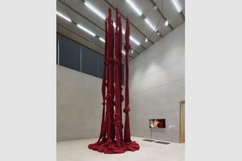 Contemporary art exhibition Cecilia Vicuna Quipu Gut at Perez Art Museum Miami PAMM United States