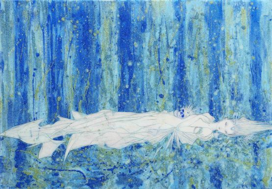Lhiver Winter by Amano Yoshitaka contemporary artwork Painting