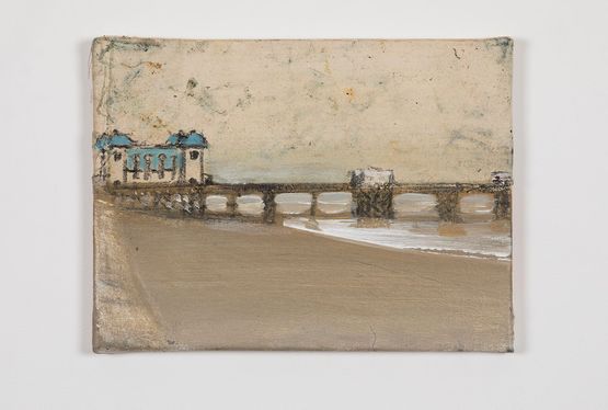Penarth Pier by Merlin James contemporary artwork Painting