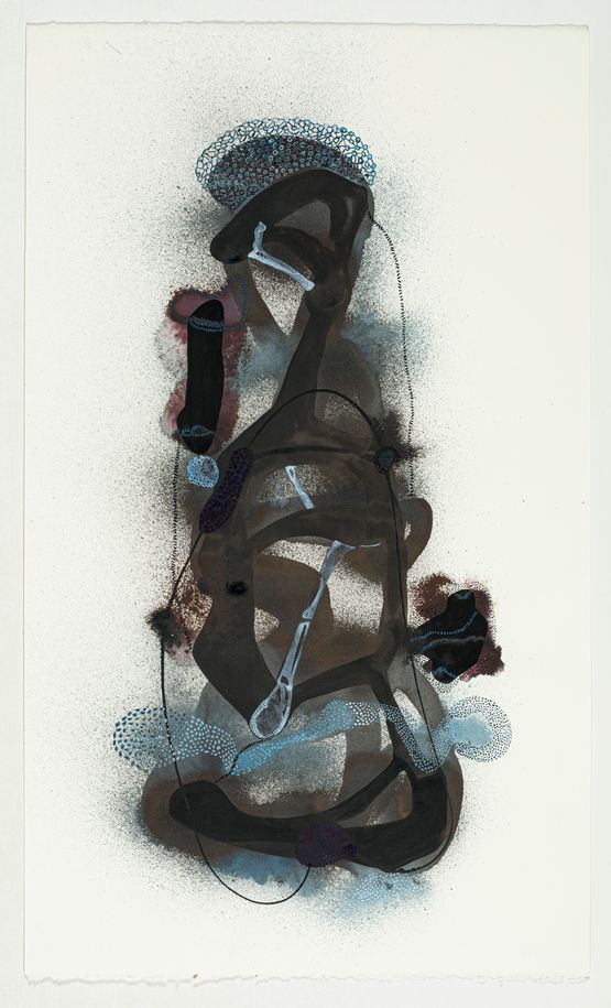 Totem 1 by Manisha Parekh contemporary artwork Works on Paper
