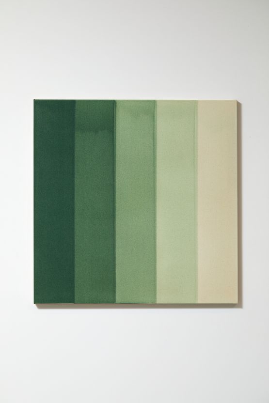 Green Water Colour by Simon Morris contemporary artwork Painting