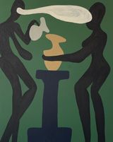 The Outpour II by Lulama Wolf contemporary artwork painting