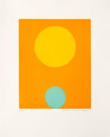 Le poids du monde II by Etel Adnan contemporary artwork print