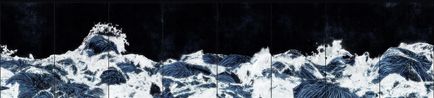 Black Waves by teamLab contemporary artwork Moving Image