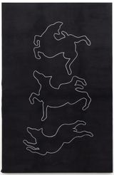 Ohne Titel Drei Hunde 2 by Aldo Walker contemporary artwork painting