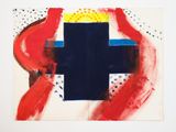 Halleys Comet at Silverdale by Julian Dashper contemporary artwork drawing painting works on paper