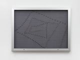 continuous dotted line grey by Gabriel Kuri contemporary artwork sculpture