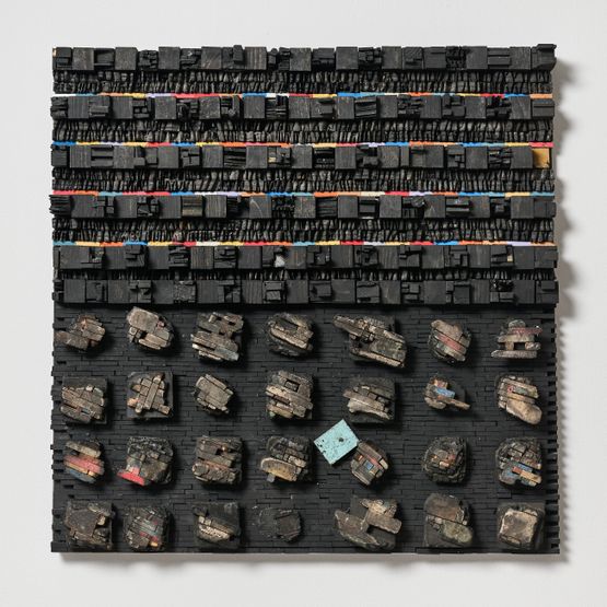 Number 353 by Leonardo Drew contemporary artwork Painting