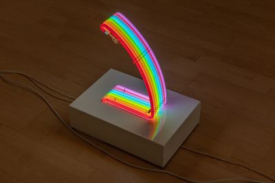 Billy Apples Neon Rainbows Make Their London Debut
