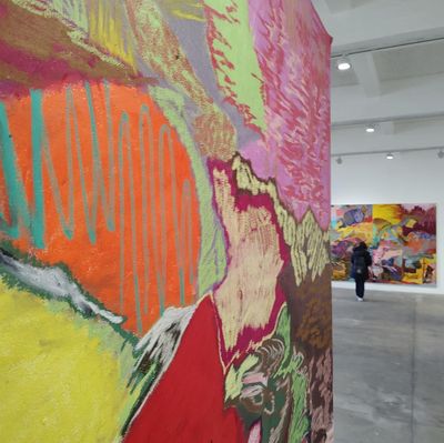 Rachel Joness Paintings Punctuate Chisenhale Gallery Programming