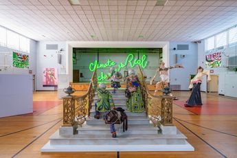 Contemporary art exhibition Group Exhibition The Campus Inaugural Exhibition at Kurimanzutto New York United States