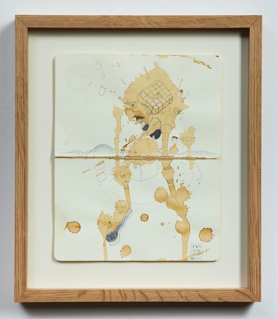 Coffee drawing  10 December 2020 by Jose Castiella contemporary artwork Works on Paper