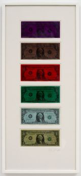 Untitled Dollar Bills by Robert Mapplethorpe contemporary artwork mixed media