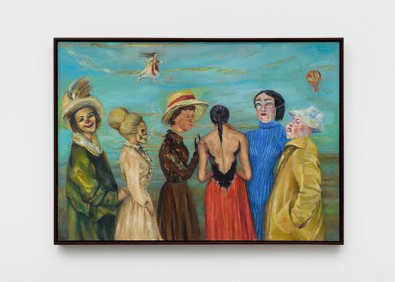 Self Portrait in an Ensor state of mind by Gillian Wearing contemporary artwork Painting