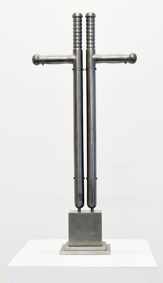Blows Blind Another Tame by Kendell Geers contemporary artwork Sculpture