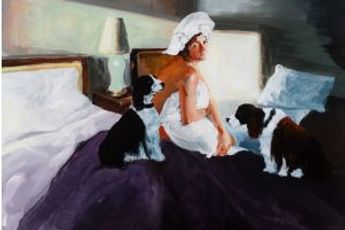 Contemporary art exhibition Eric Fischl Hotel Stories at Skarstedt New York - Upper East Side United States
