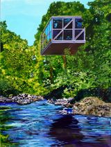 Goulding House Study by Eamon OKane contemporary artwork painting sculpture