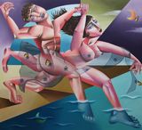 Too Real to Be True by Jade Ching-Yuk Ng contemporary artwork painting