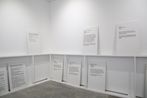 Memorial to Lost Words by Bani Abidi contemporary artwork Installation