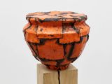 Orange Vessel Study by Theaster Gates contemporary artwork mixed media sculpture