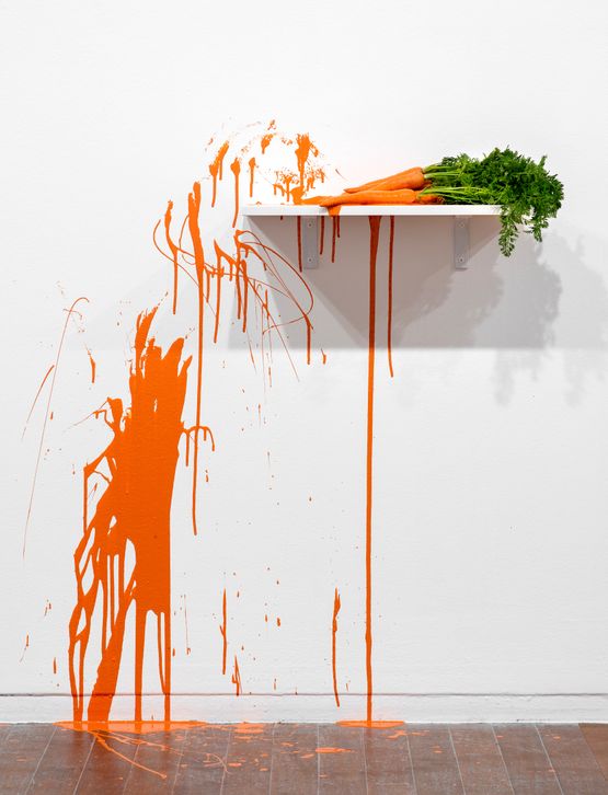 14 Carrots by Jim Lambie contemporary artwork Sculpture