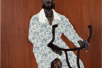 Contemporary art exhibition Amoako Boafo I Do Not Come To You By Chance at Gagosian Grosvenor Hill London United Kingdom