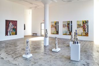 Contemporary art exhibition Jesse Edwards House of Cards at Simchowitz Gallery United States