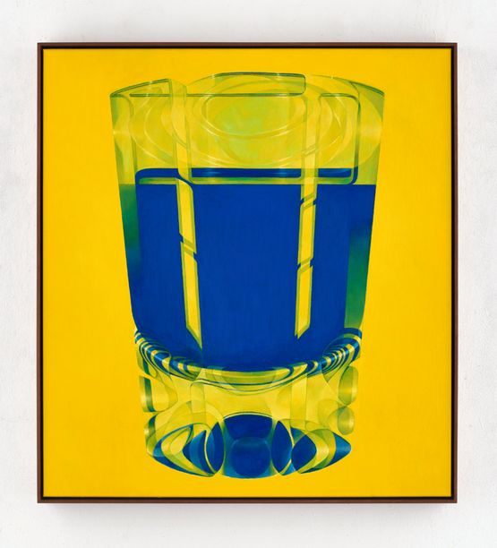 Blue Liquids 29 by Rene Wirths contemporary artwork Painting