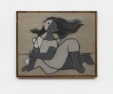 Moca na praia Lady at the Beach by Milton Dacosta contemporary artwork painting