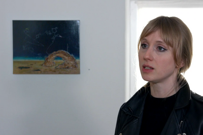 Anj Smith talks about her paintings in The Land We Live In  The Land We Left Behind