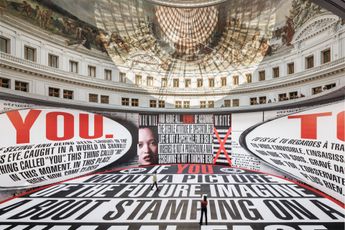 Contemporary art exhibition Barbara Kruger The History of Tears at Bourse de Commerce - Pinault Collection Paris France