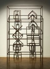 Estante das maquetes Valendo 1 by Raul Mourao contemporary artwork sculpture