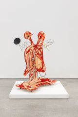 Rainbow Body  The one who opens the Rainbow way by Ceviga contemporary artwork painting sculpture
