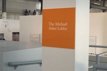Contemporary art exhibition Michael Asher Michael Asher at MOCA Grand Avenue Los Angeles United States
