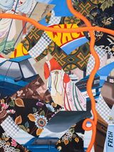 Trespassing the stream by Ziping Wang contemporary artwork painting