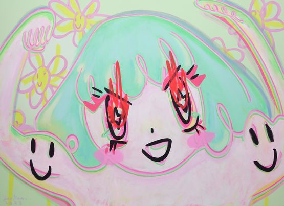 I AM STROONNGGG by Yeo Kaa contemporary artwork Painting