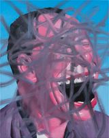 The Crowd by Yue Minjun contemporary artwork painting