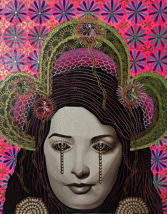 Les Femmes dAlger by Asad Faulwell contemporary artwork Painting