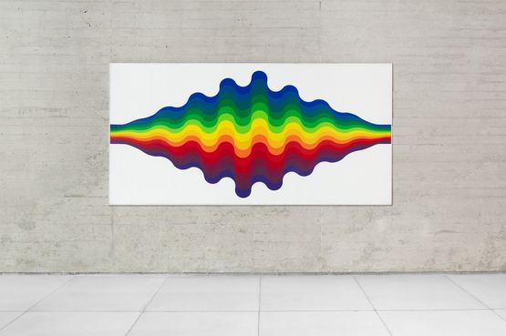 Ondes 110 n8 by Julio Le Parc contemporary artwork Painting