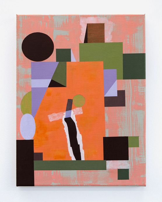 Little Town Flirt by Denys Watkins contemporary artwork Painting
