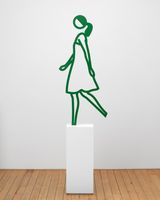 Amelia 1.2. by Julian Opie contemporary artwork sculpture