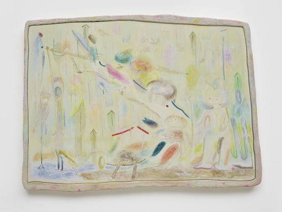 Raining by Wu Silin contemporary artwork Painting