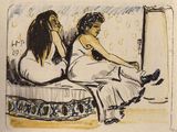 im Harem In the Harem by Hermann Max Pechstein contemporary artwork print
