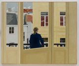 theres a world out there by Jess Allen contemporary artwork painting