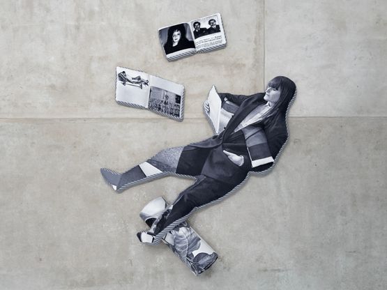 Fallen Artists  Comfort by Goshka Macuga contemporary artwork Sculpture