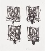 Untitled Anxious Man by Rashid Johnson contemporary artwork design