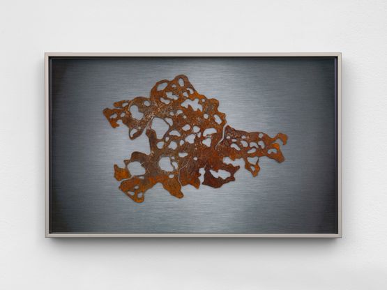 Steel to Rust - Arrested by Otobong Nkanga contemporary artwork Sculpture