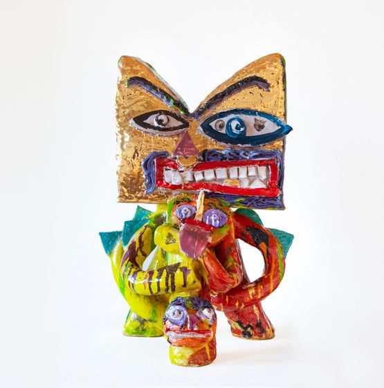 Multi-limbed Guardian I by Ramesh Mario Nithiyendran contemporary artwork Sculpture